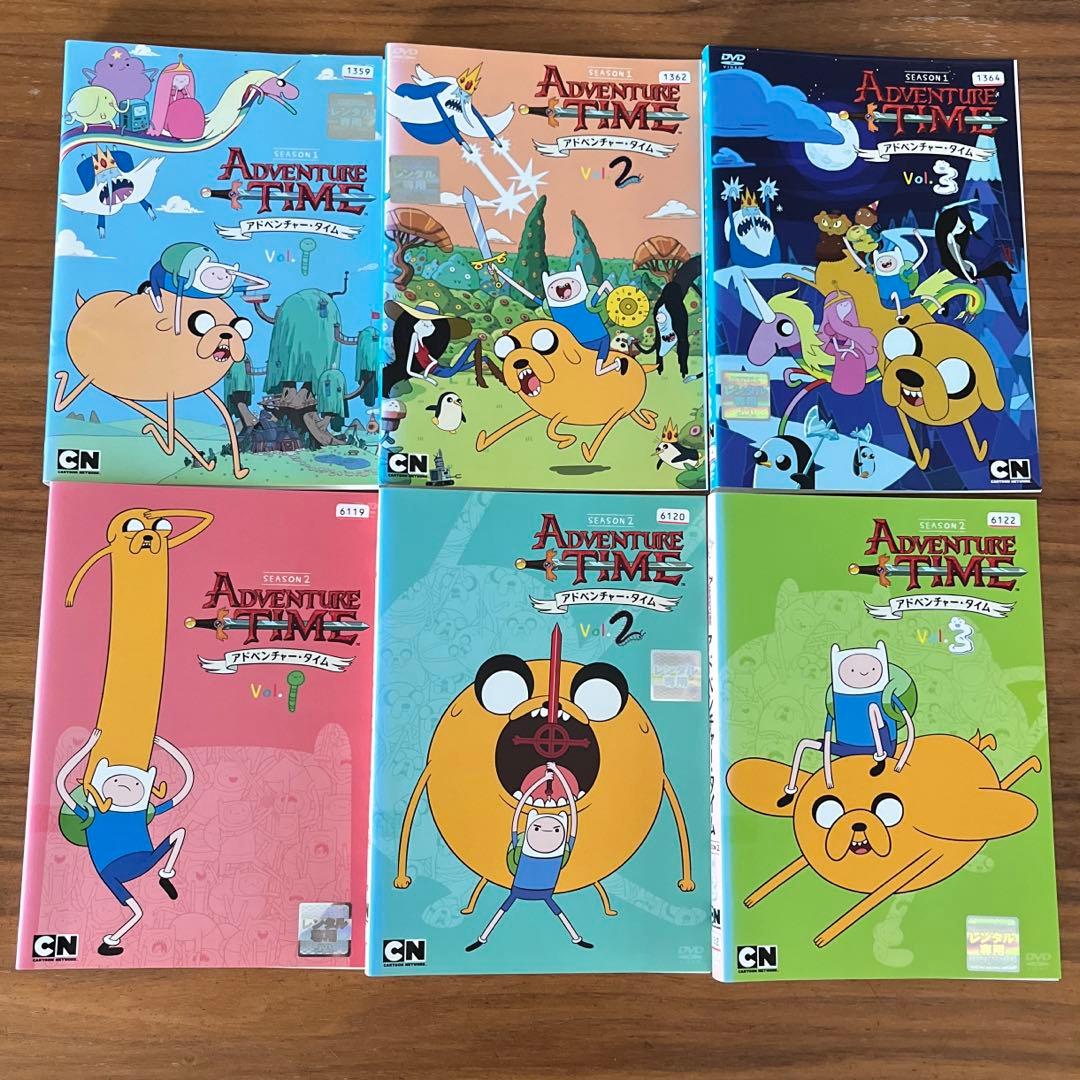 アドベンチャー・タイム 1 2 3 4 DVD 12枚セット - メルカリ