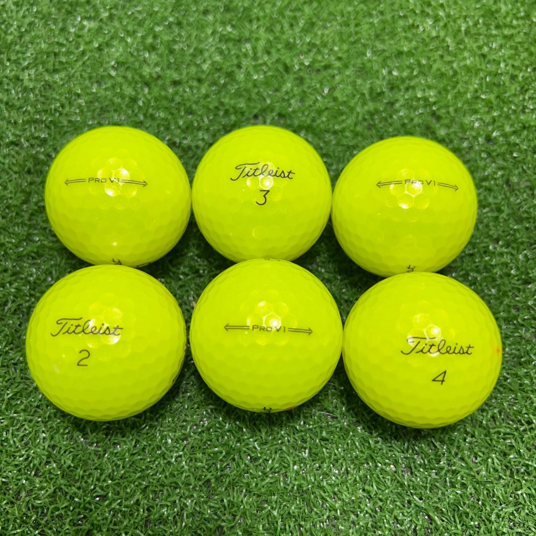 S01】Titleist PRO V1 黄 21年 ロストボール 24球 - メルカリ