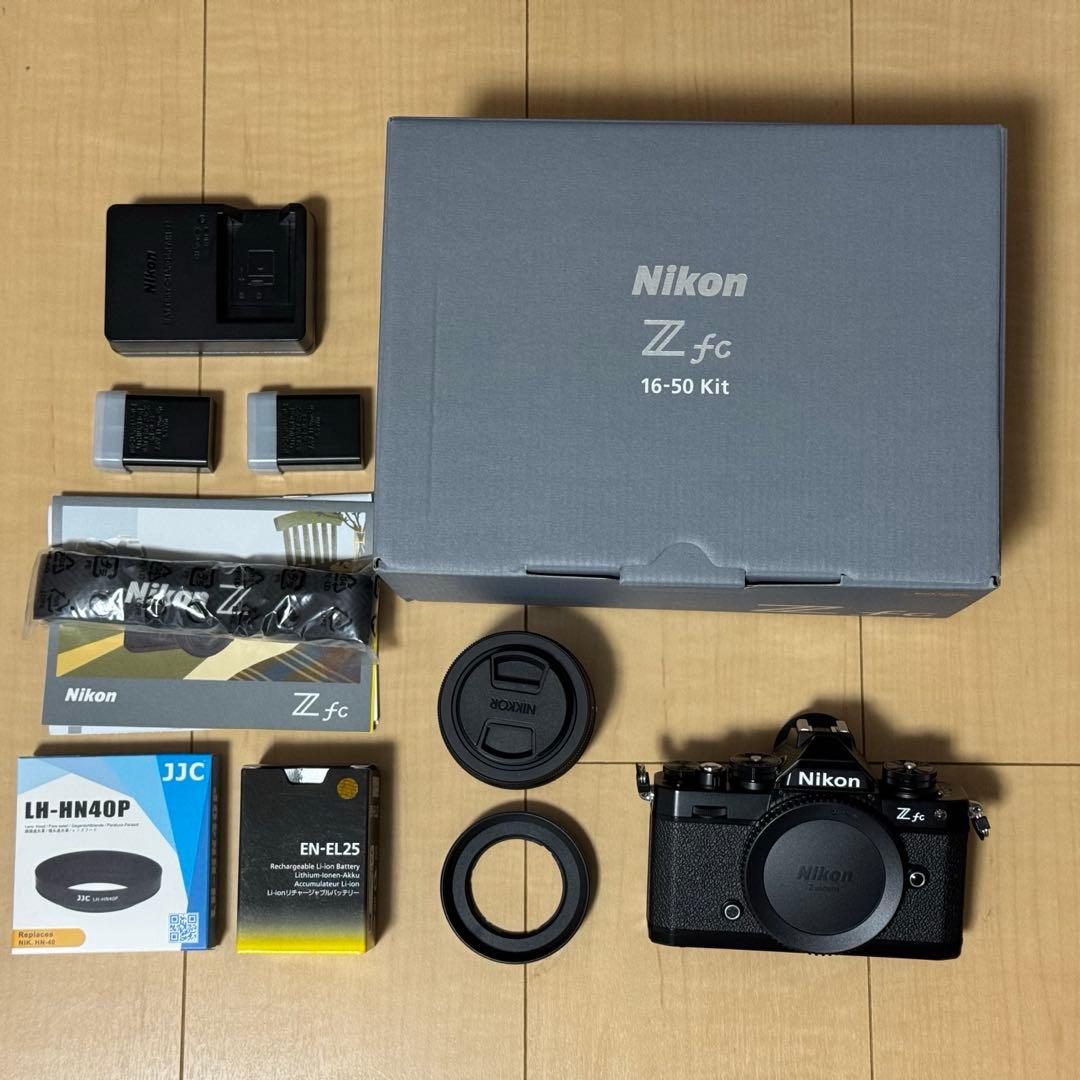 watechan　Nikon Zfc16-50レンズキット Z fc 16-50 VR レンズキット ミラーレス一眼カメラ ブラック [ズーム