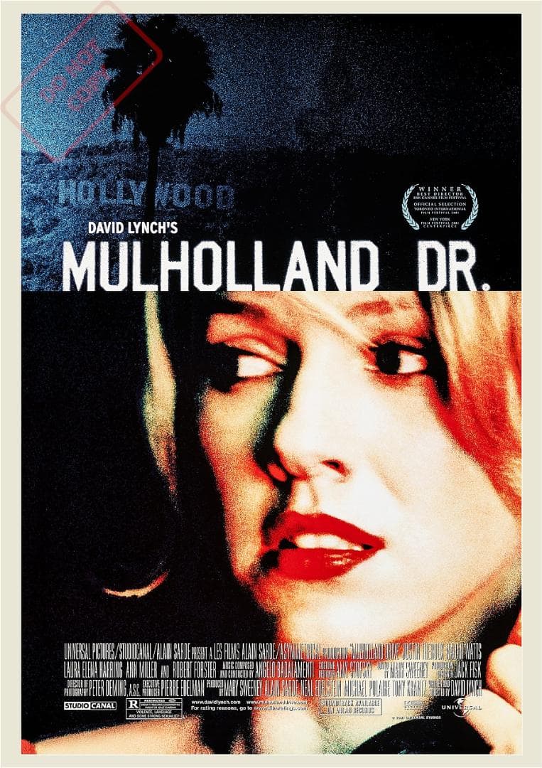 ポスター『マルホランド・ドライブ』（Mulholland Drive）＃1 - メルカリ