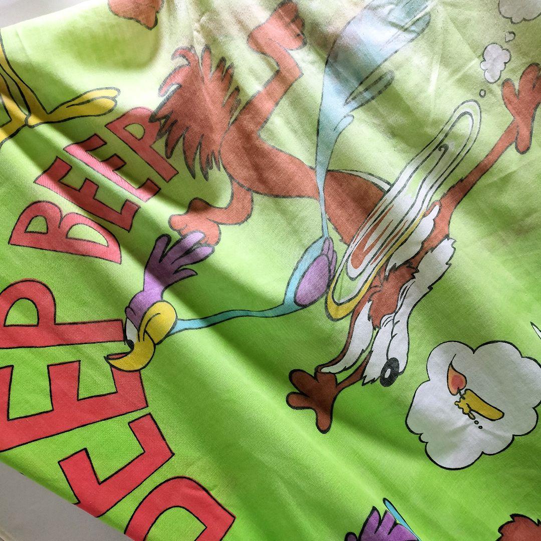 70s ビンテージ ロードランナー コヨーテ ボックスシーツ ワーナー