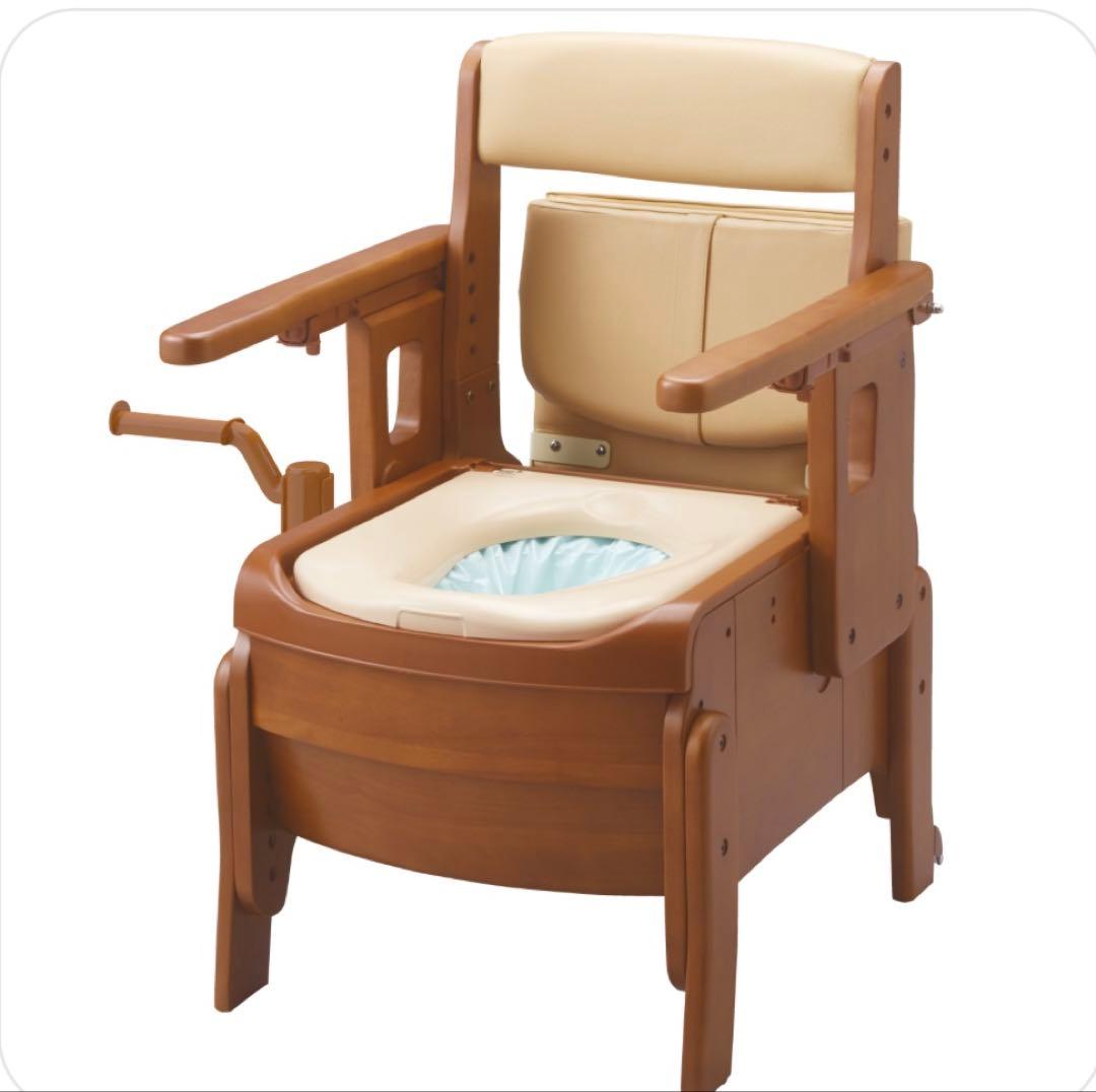 【送料込】安寿 家具調トイレセレクトR自動ラップはねあげ（暖房便座） アロン化成 家具調トイレセレクトR自動ラップはねあげ | 【安寿】の介護用品