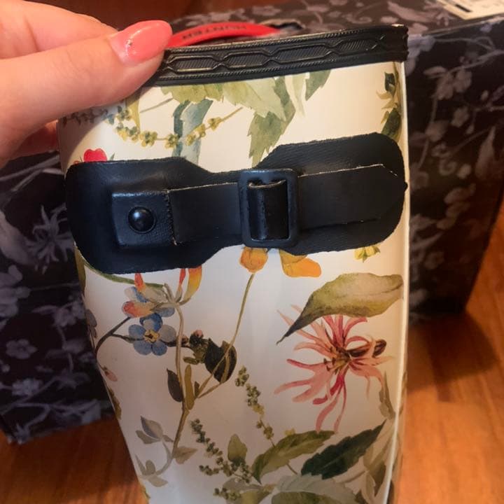 HUNTER ハンター レインブーツ♡RHSコラボ 花柄 長靴 - メルカリ