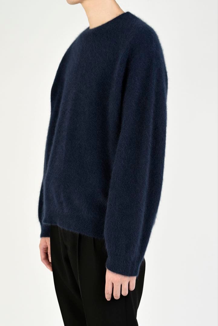 LAD MUSICIAN 20AW ラクーンニット プルオーバー ネイビー - メルカリ