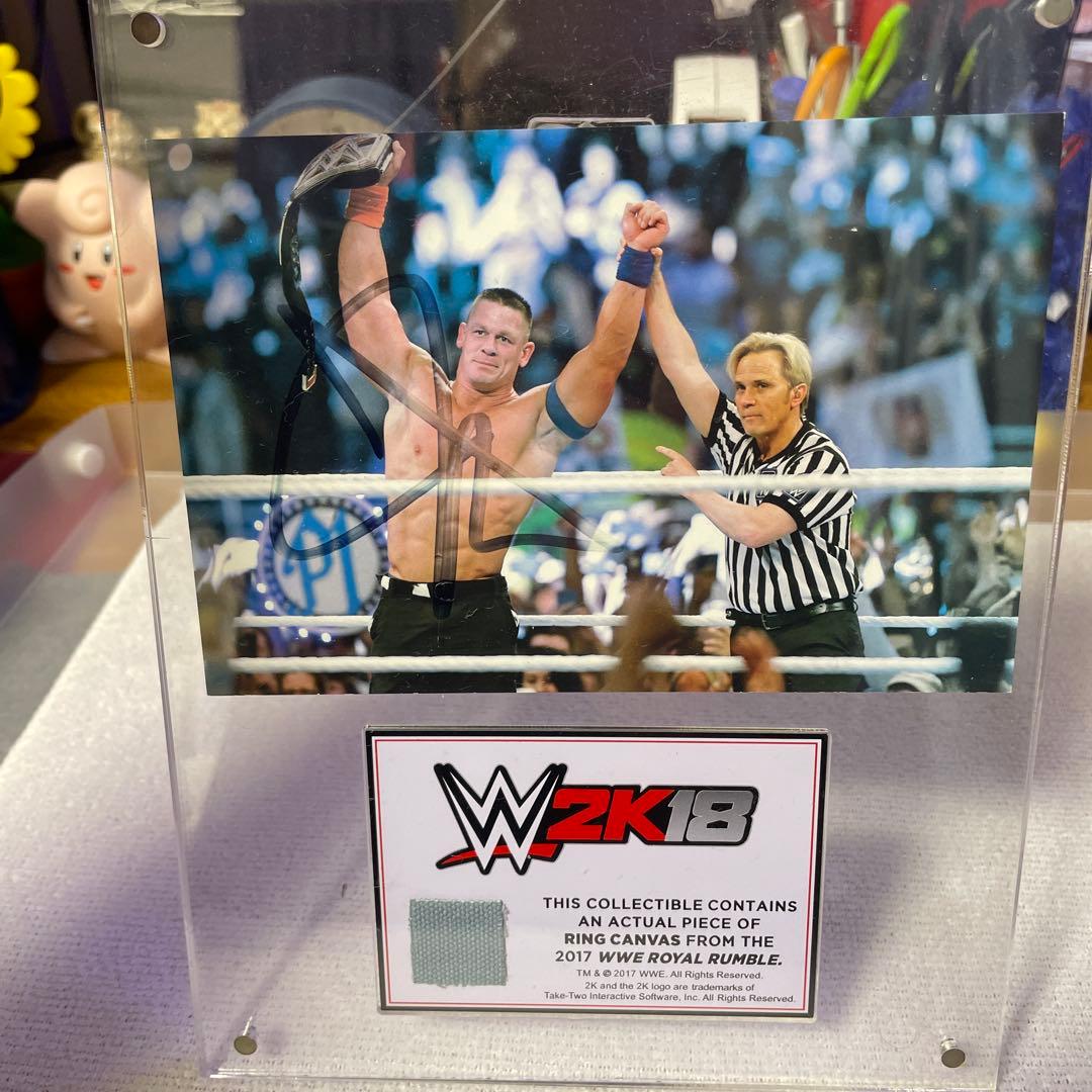 WWE ジョンシナ John Cena 直筆サインプレート - メルカリ