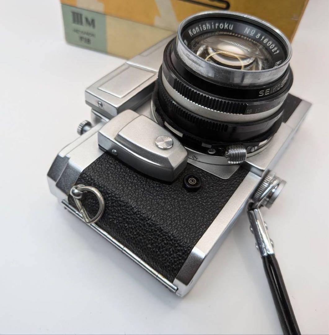 Konica IIIM 50mm F1.8 フィルムカメラ 箱付 オンライン ストア