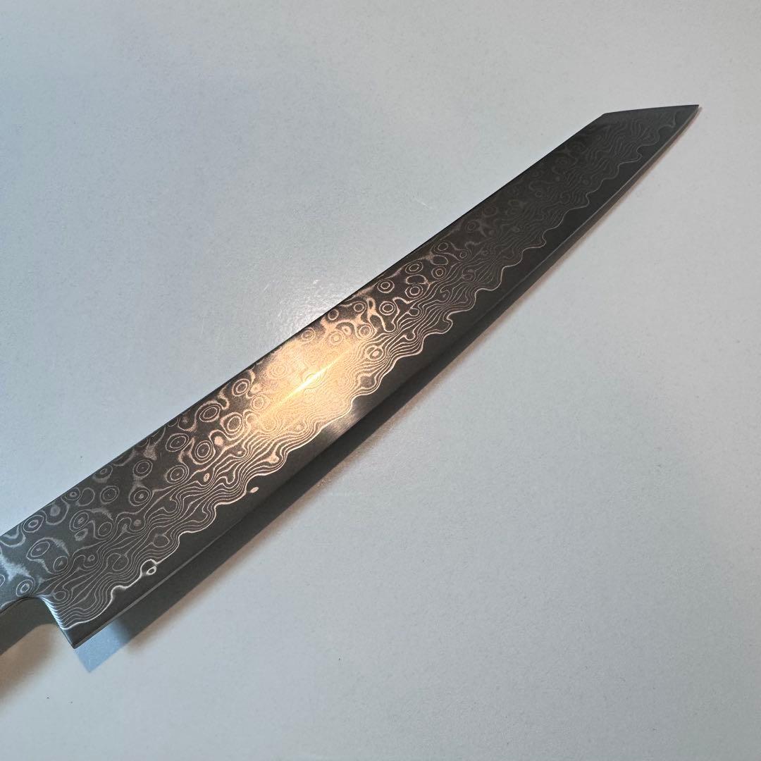 240mm 柳刃包丁 ダマスカス 人工象牙八角柄 和包丁 - メルカリ
