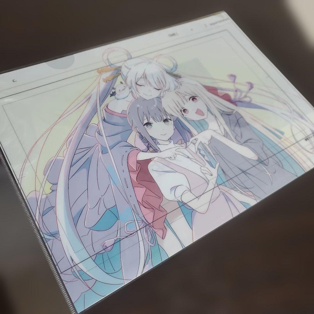 超かぐや姫！ ラフ原画アクリルパネル、クリアファイルセット - メルカリ