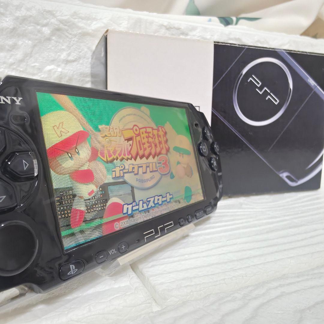 228】焼けあり】【完品】PSP 3000　ピアノブラック　箱付き　新品電池 Amazon | PSP「プレイステーション・ポータブル」 ピアノ・ブラック