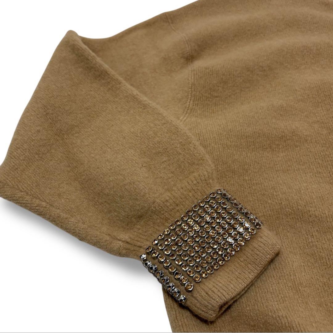 Alexander Wang ビジュー ニット スウェット キャメル Alexander Wang
