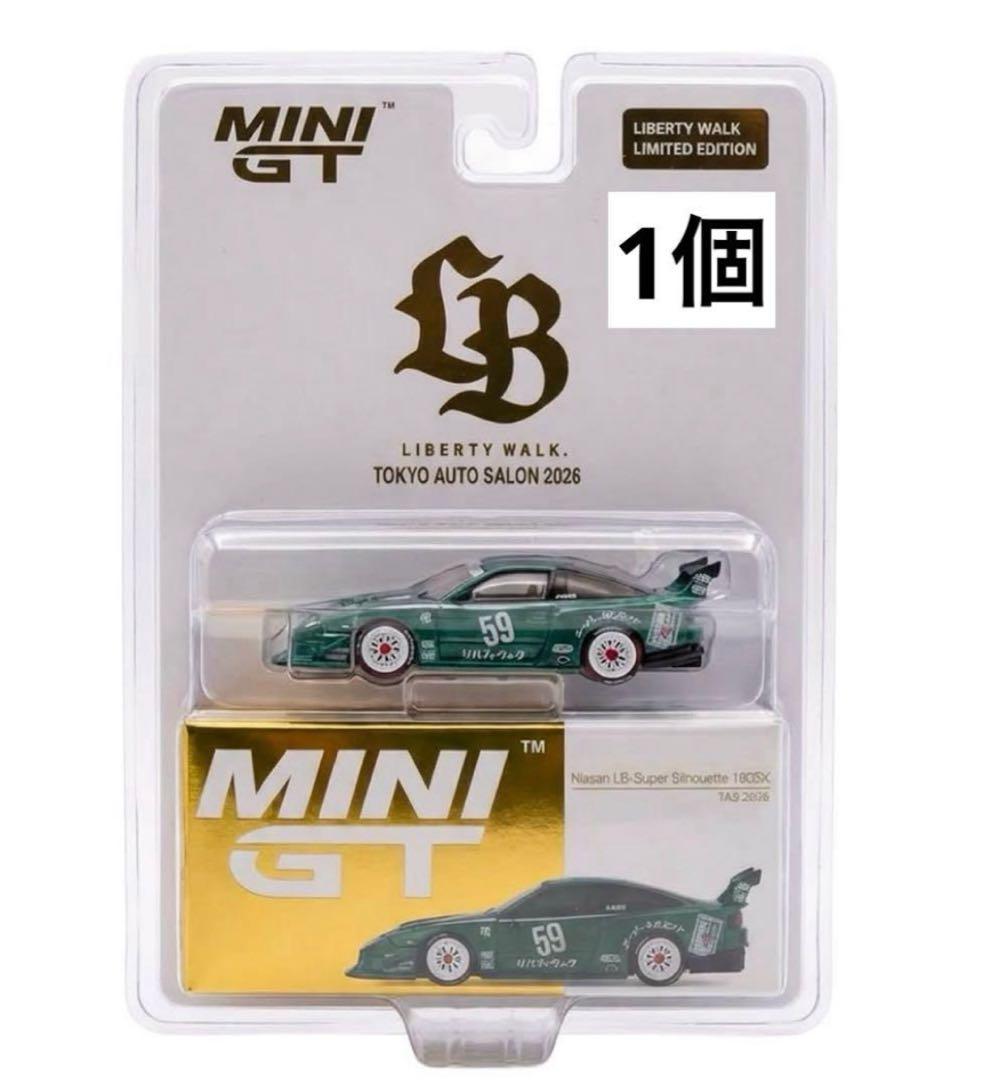 MINI GT 日産 180sx LBWK東京オートサロン 限定リバティウォーク