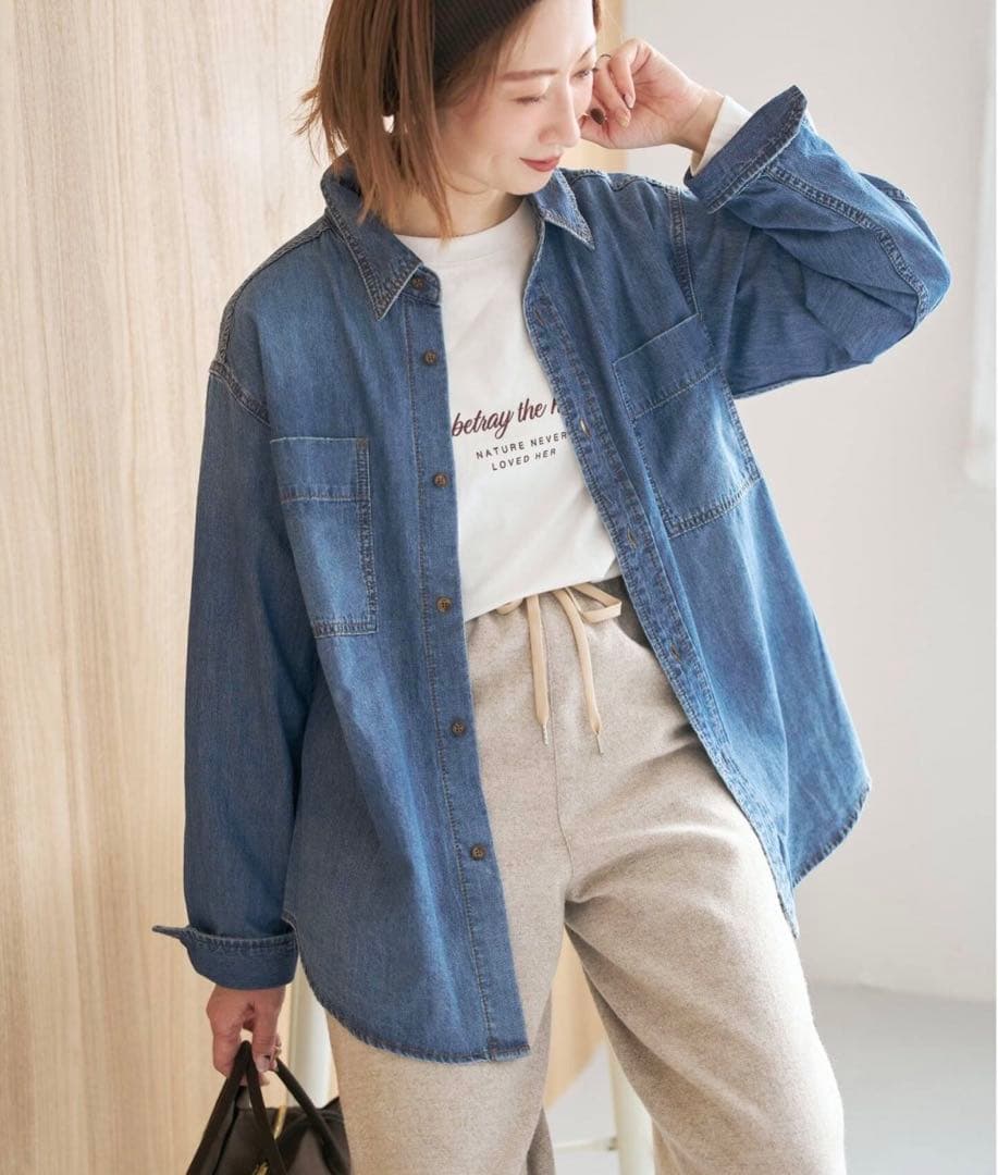 レモン炭酸ライトオンスデニムシャツ レモン炭酸ライトオンスデニムシャツ レモン炭酸ライトオンスデニム