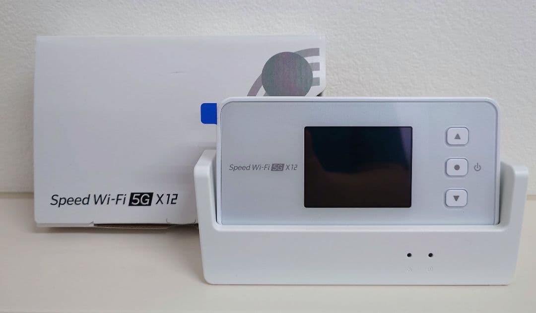 WiMAXモバイルルーター Speed wifi X12 クレードルセット - メルカリ