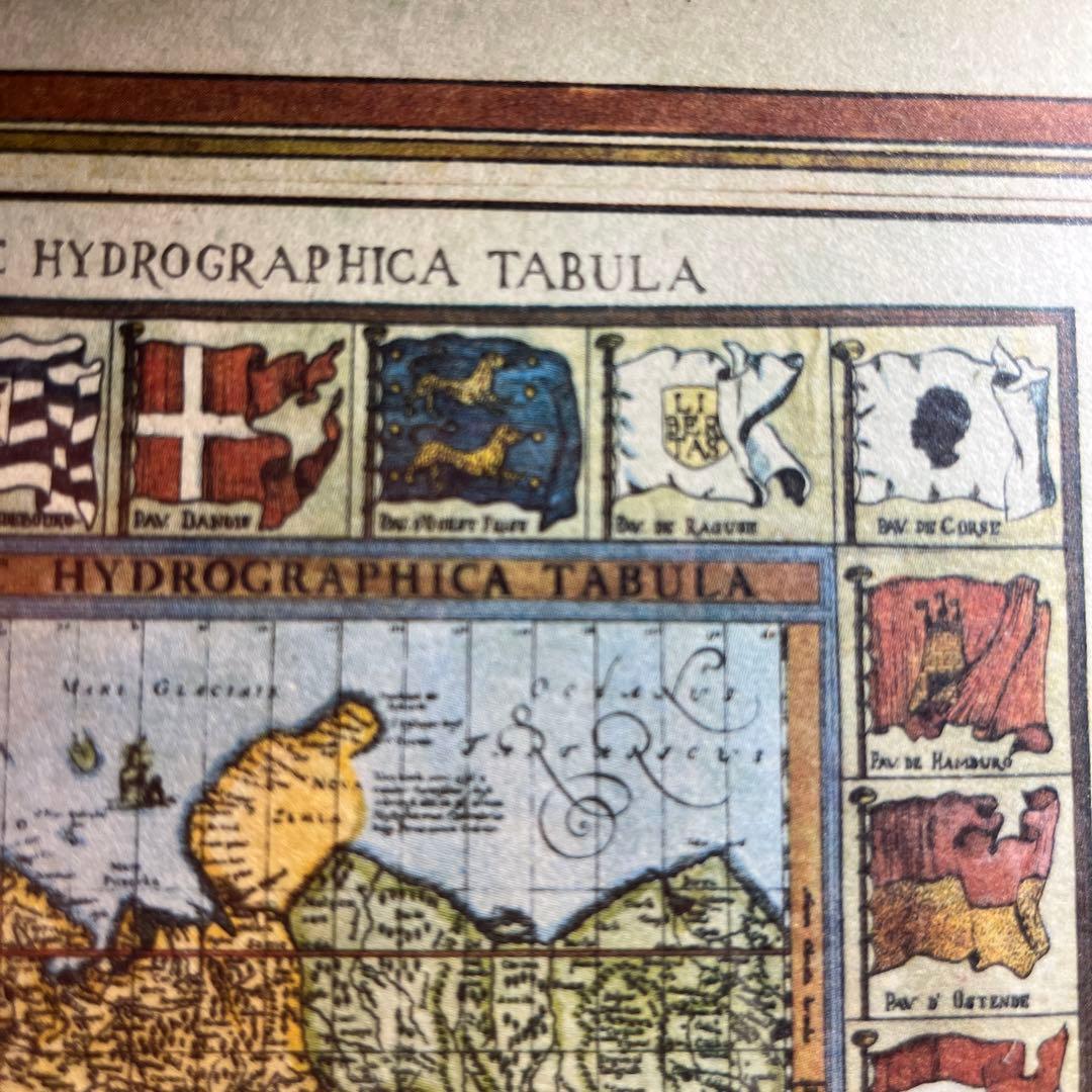 イタリア製 古地図 オールドマップ ガラス 額絵 アンティーク - メルカリ