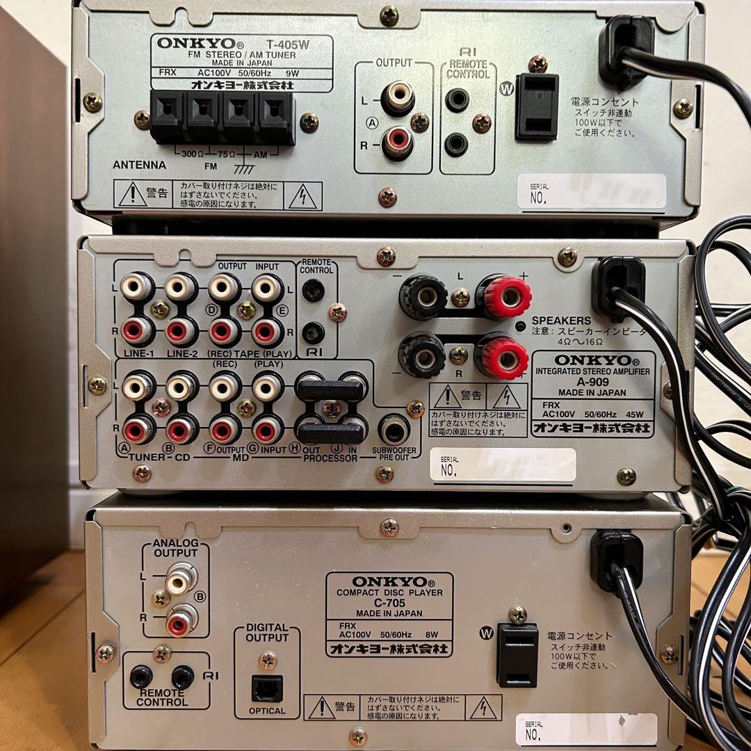 ONKYO INTEC ミニコンポ 【ジャンク品 ※CDプレーヤー故障】 L108376911