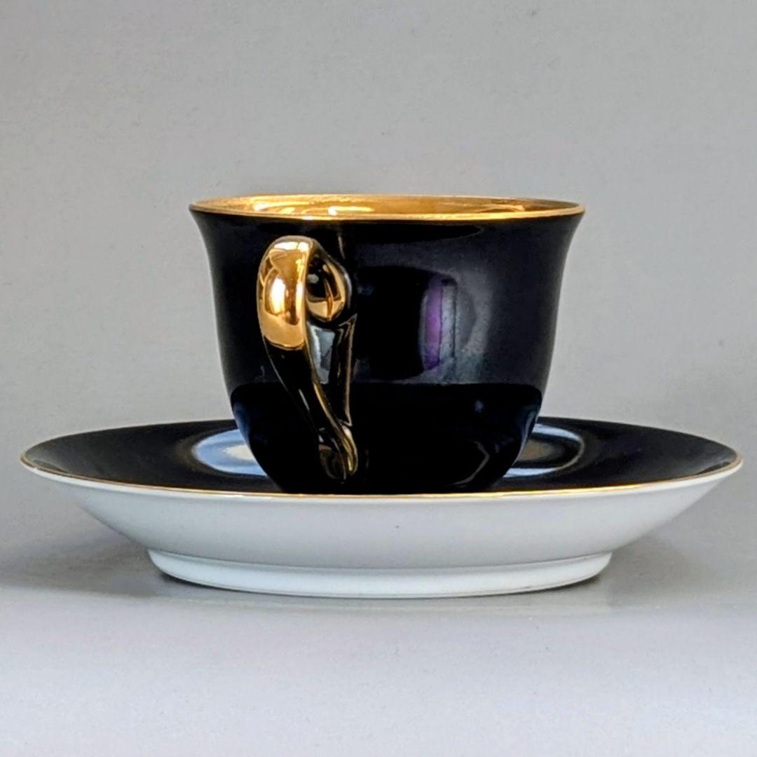 オールドノリタケ ゴールド ハーレクインキャビネットカップ&ソーサー