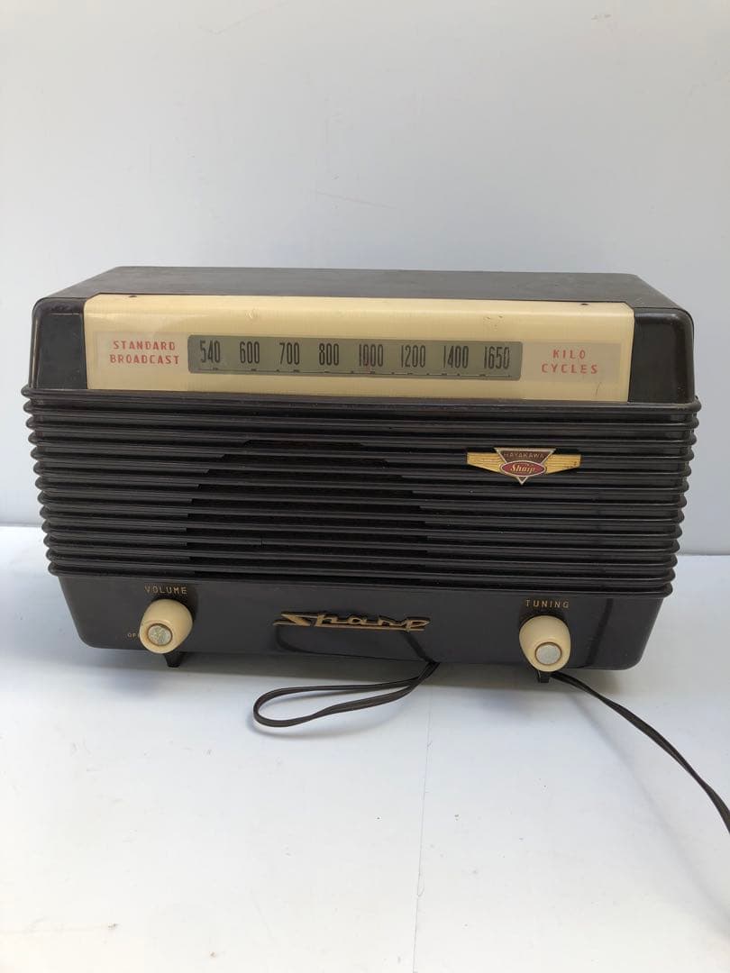 SHARP 真空管ラジオ 5P-26型 昭和レトロジャンク(D166) - メルカリ