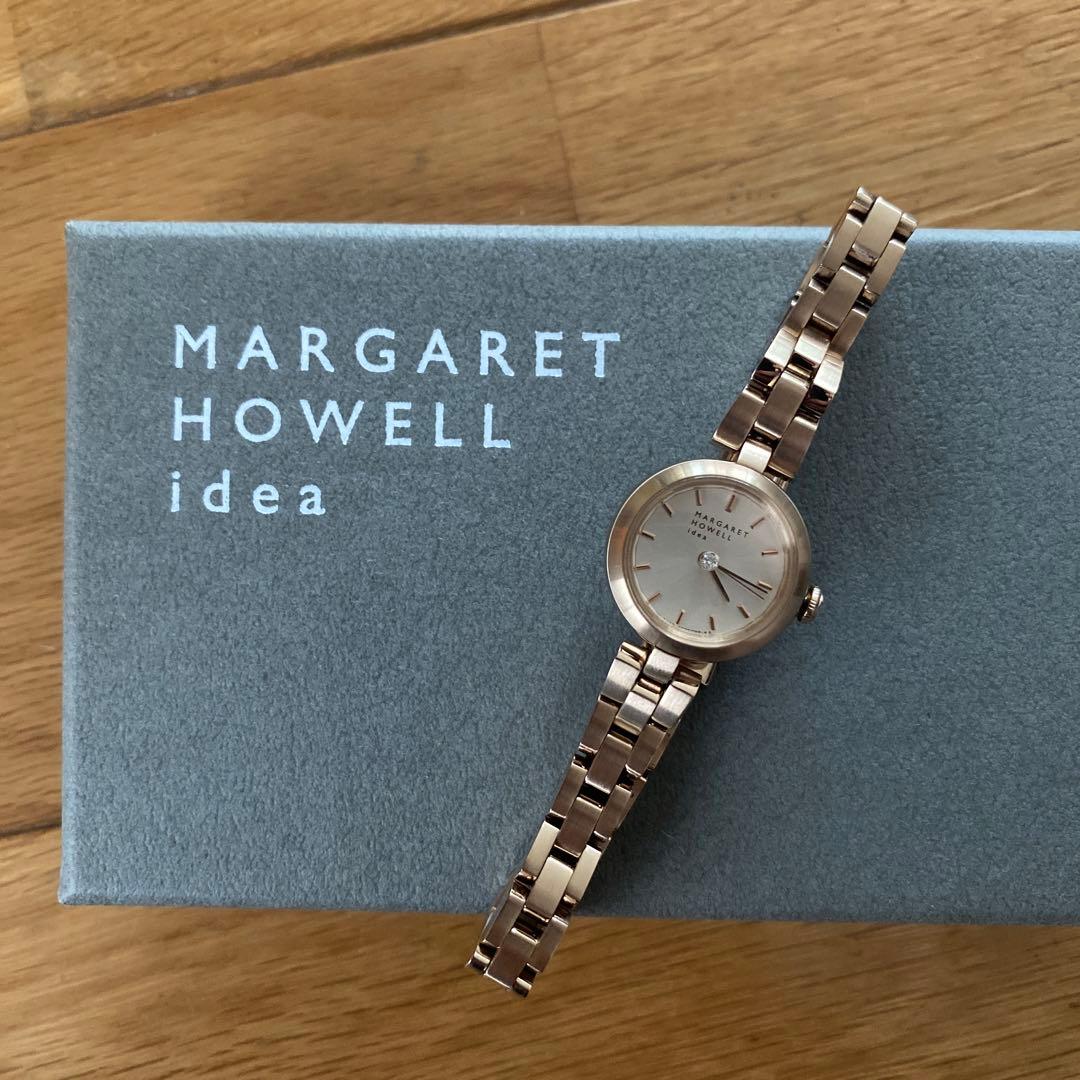 【再値下げ】マーガレットハウエル　腕時計 MARGARET HOWELL idea】上品なウォームカラーが秋冬の定番に◎シンプル