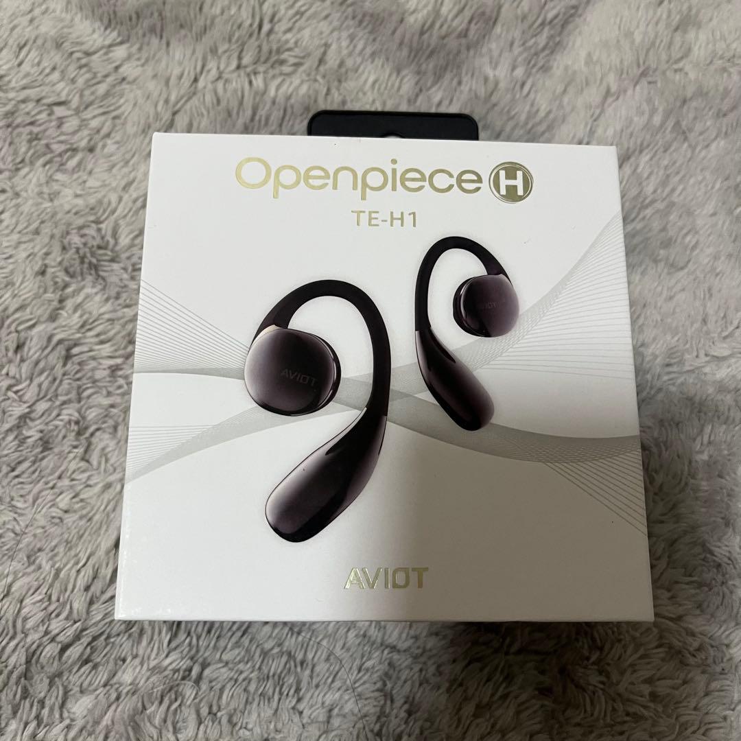 AVIOT Openpiece H TE-H1 ブラック AVIOT TE-H1｜耳をふさがない高音質オープンイヤーイヤホン【公式】
