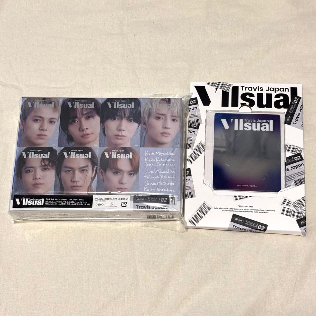 TravisJapan アルバム VIIsual FC限定盤 DVD Travis Japan VIIsual(FC限定盤)/[2CD+Blu-ray]◇B : WebShopびーだま