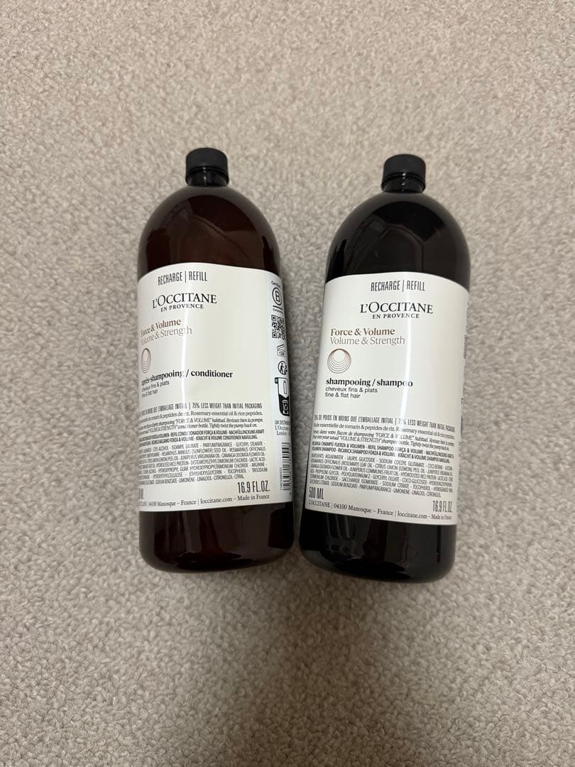 ロクシタン ボリューム＆ストレングス シャンプーコンディショナー