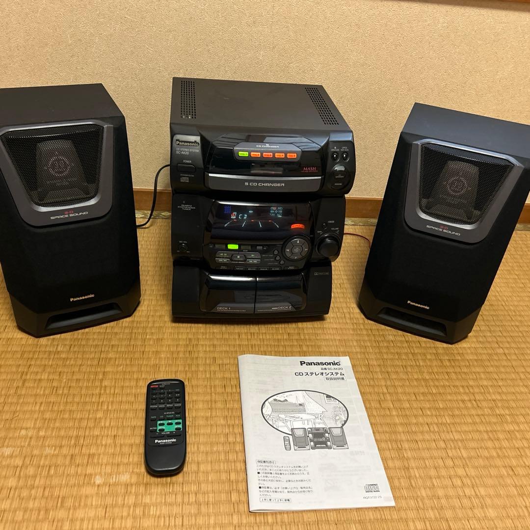 CDステレオシステム SC-AK20 パナソニック - メルカリ