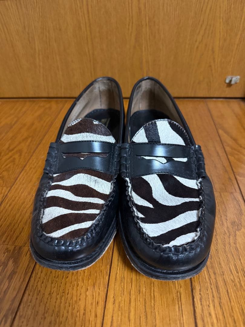 靴 G.H.bass larson zebra US10