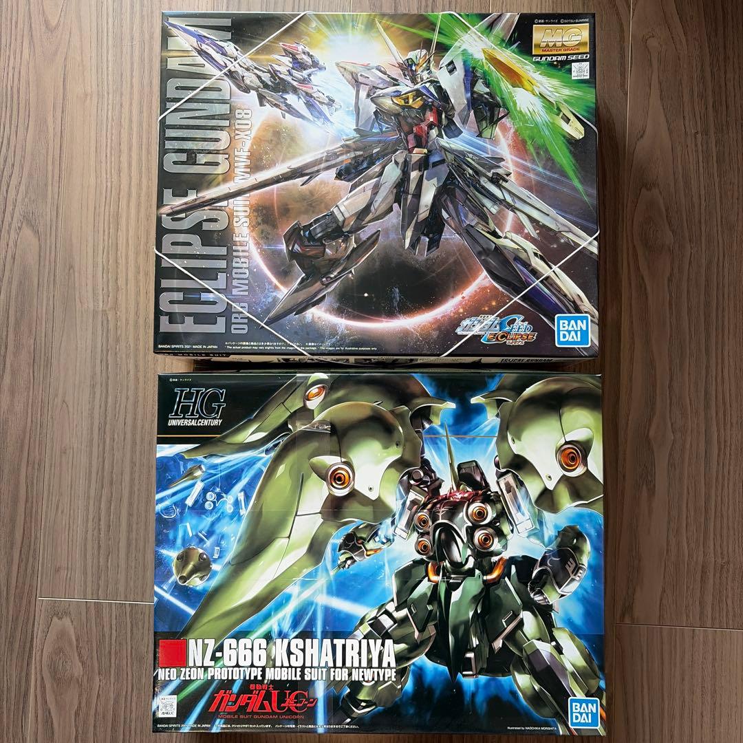 新品未開封】MGエクリプスガンダム & HGクシャトリア セット - メルカリ