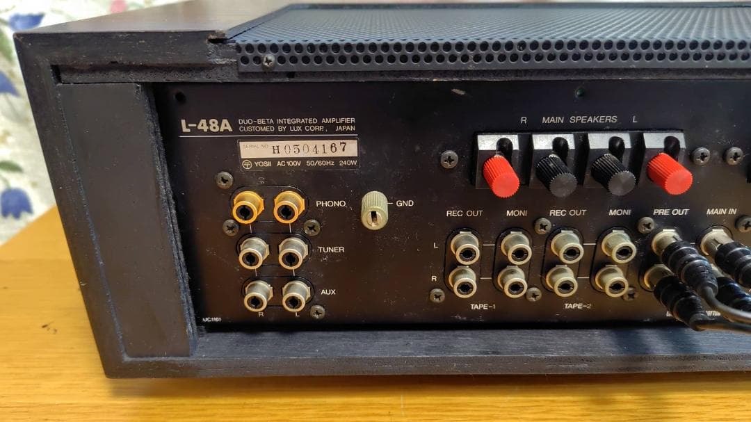 LUXMAN L-48A プリメインアンプ トランジスター ラックスマン - メルカリ