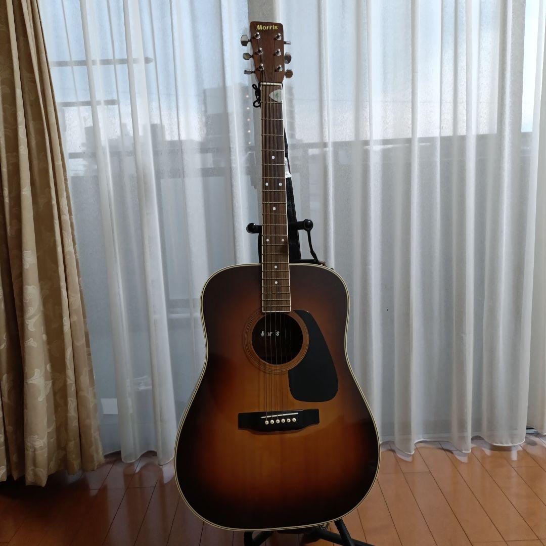 Morris アコースティックギター ブラウン MORRIS M-1 BS (ブラウンサンバースト) アコースティックギター初心者