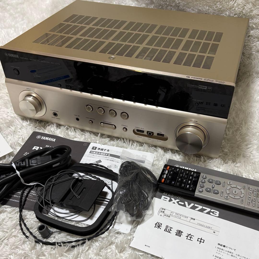 極美品】YAMAHA RX-V773 AVアンプ ゴールド - メルカリ