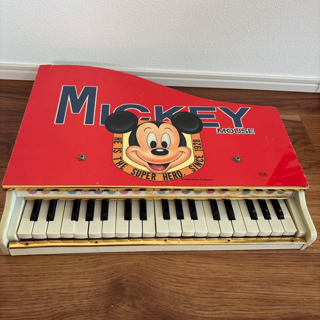 ミッキーマウス レトロ ピアノ おもちゃ - メルカリ