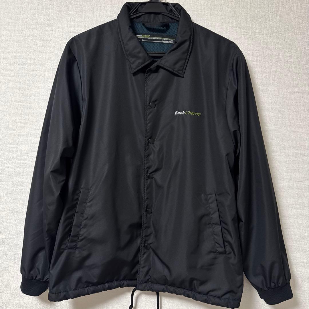BackChannel 黒 ナイロンジャケット Lサイズ Back Channel - BackChannel バックチャンネル ナイロンフード
