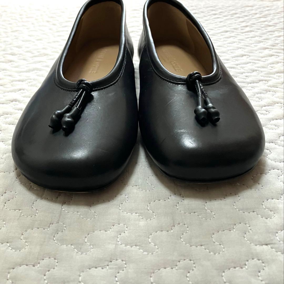 【美品】オデットエオディール　オブリーク　フラットシューズ10　23.5cm