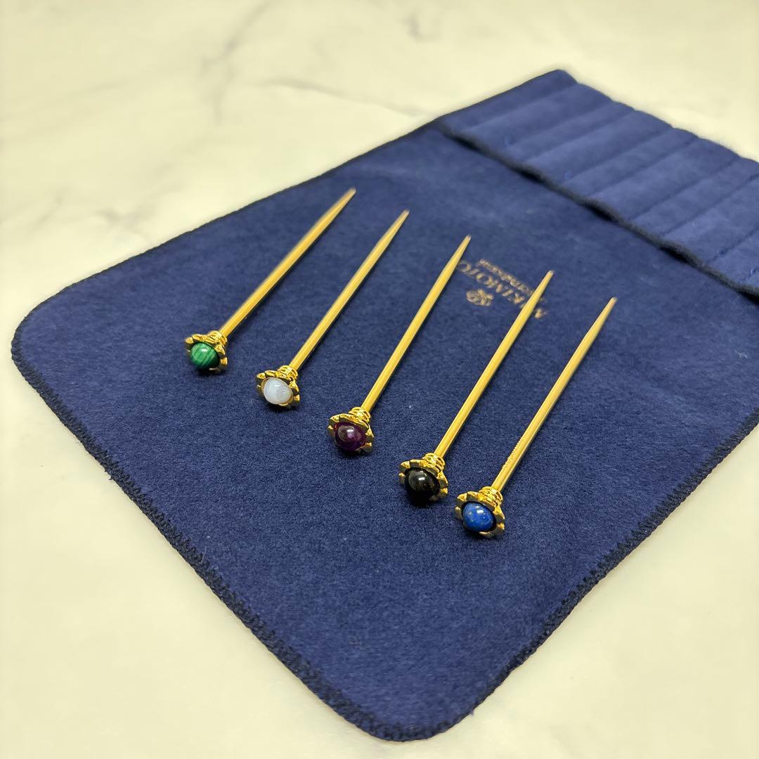 0225 ミキモト　半貴石　フルーツピック　未使用　希少　レア　※値下げ不可.