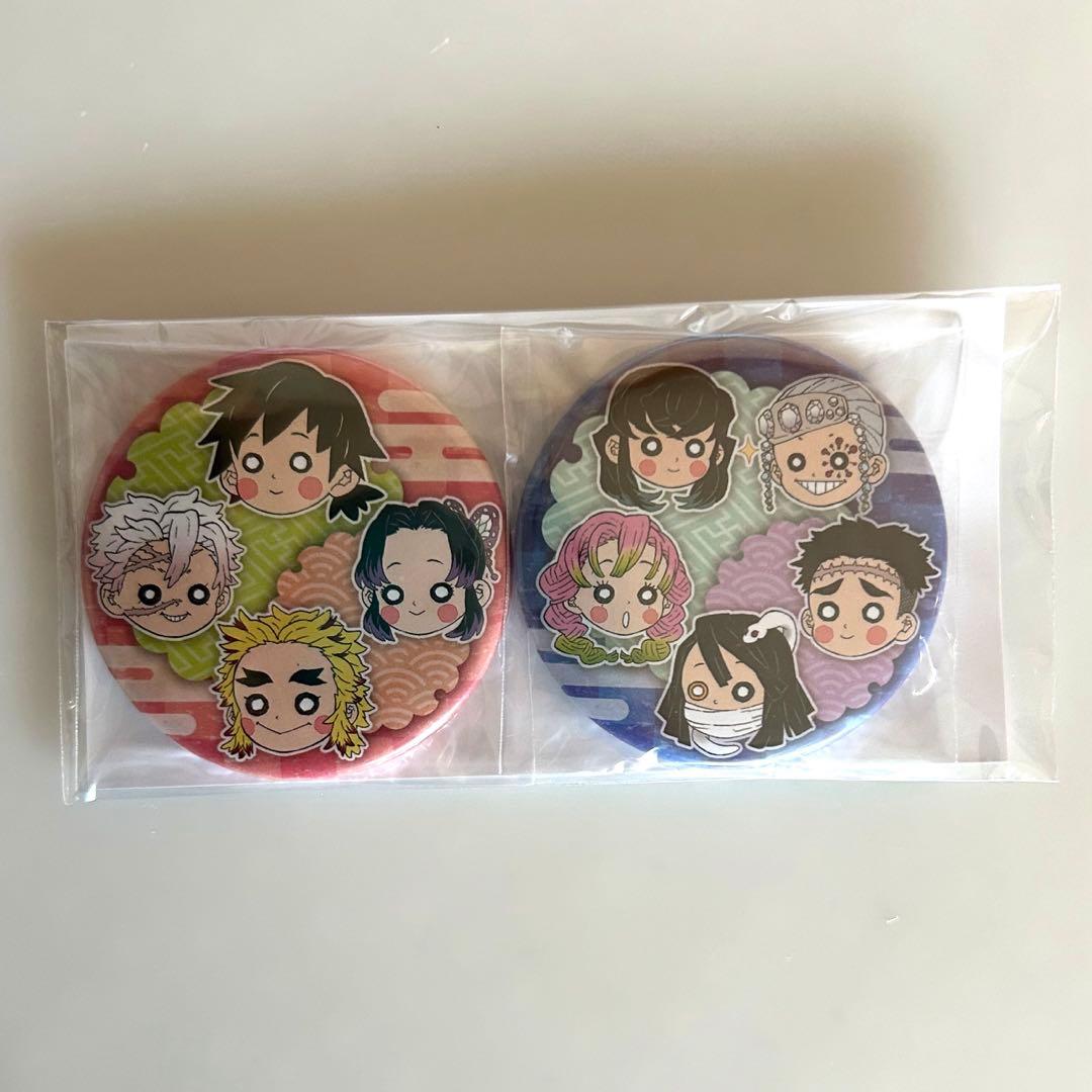 鬼滅の刃】原画展 吾峠呼世晴展 ゆる顔 柱 缶バッジ 2個セット - メルカリ