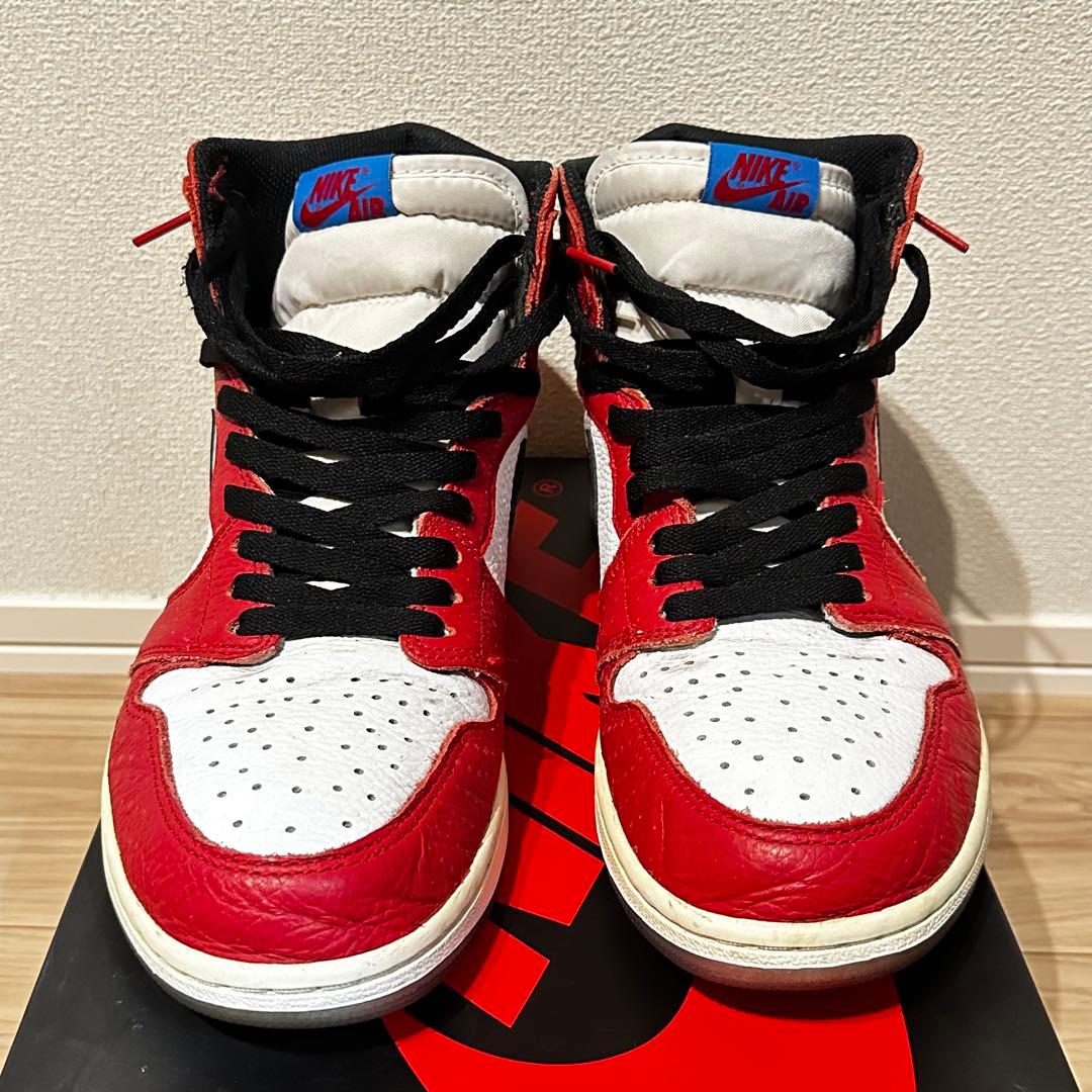 スパイダーマン × ナイキ エアジョーダン1 オリジンストーリー 28.5