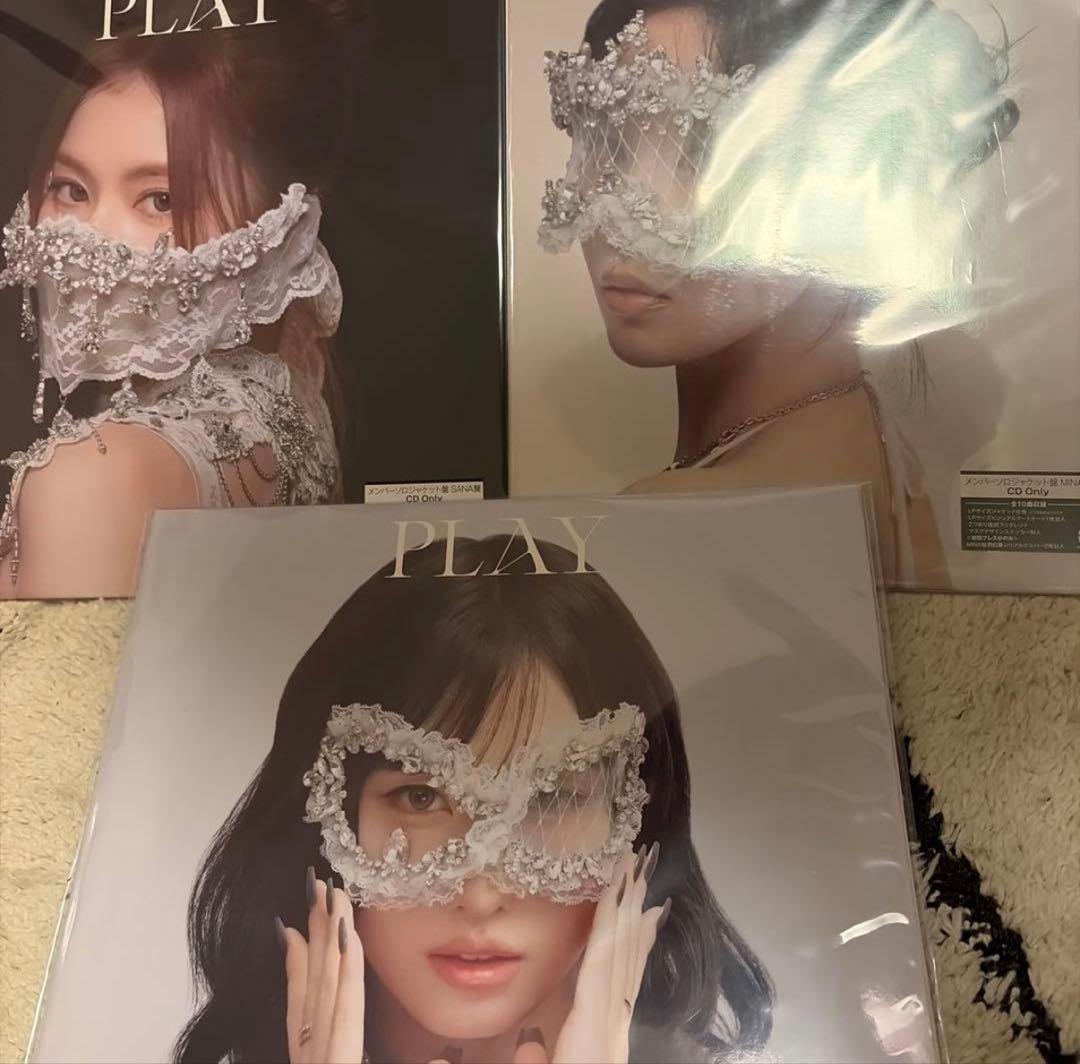 TWICE MISAMO PLAY モモ、ミナ、サナ盤 3枚セット※シリアル無⑤ - メルカリ