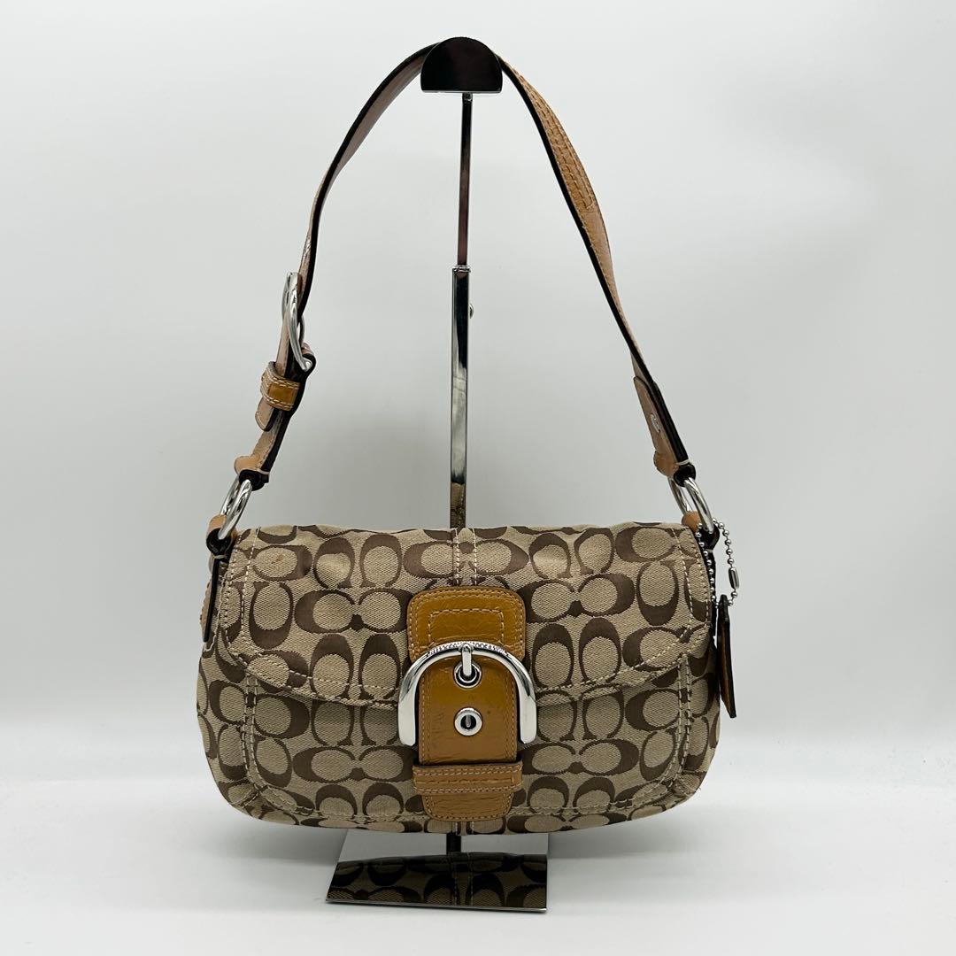 Vintage Coach Signature SOHO Brown Bag - メルカリ