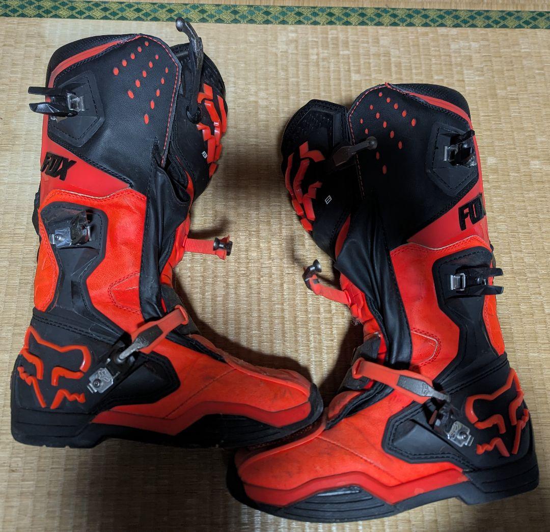 FOX（フォックス）comp8 オフロードブーツ オレンジ サイズ 28cm