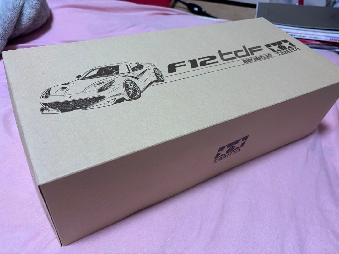 TAMIYA F12tdf ボディパーツセット 1/10 Tamiya 1/10 Ferrari F12 TDF Lightweight Clear Body Set