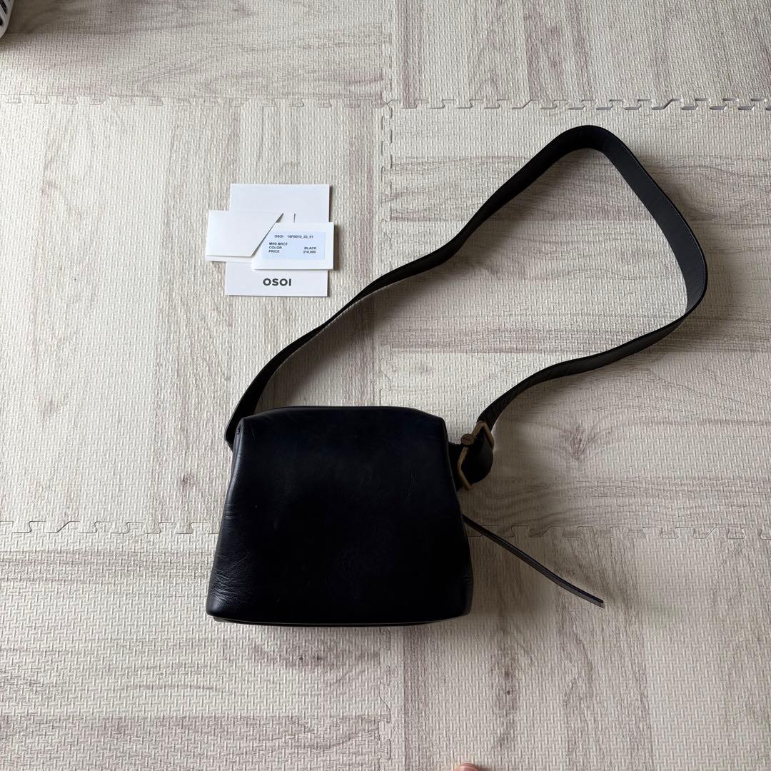 金ロゴ❗️】希少 osoi オソイ Mini Brot ショルダーバッグ - メルカリ