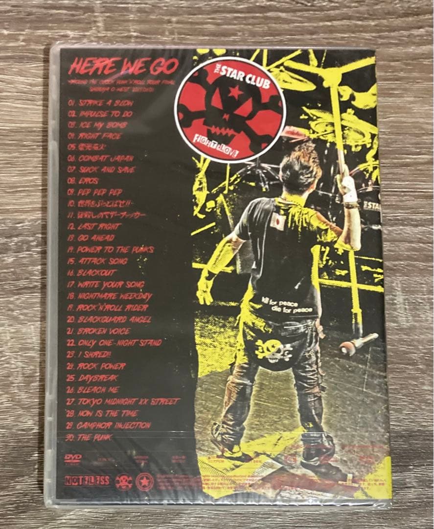 新品未開封•廃盤品‼︎】THE STAR CLUB DVD HERE WE GO - メルカリ