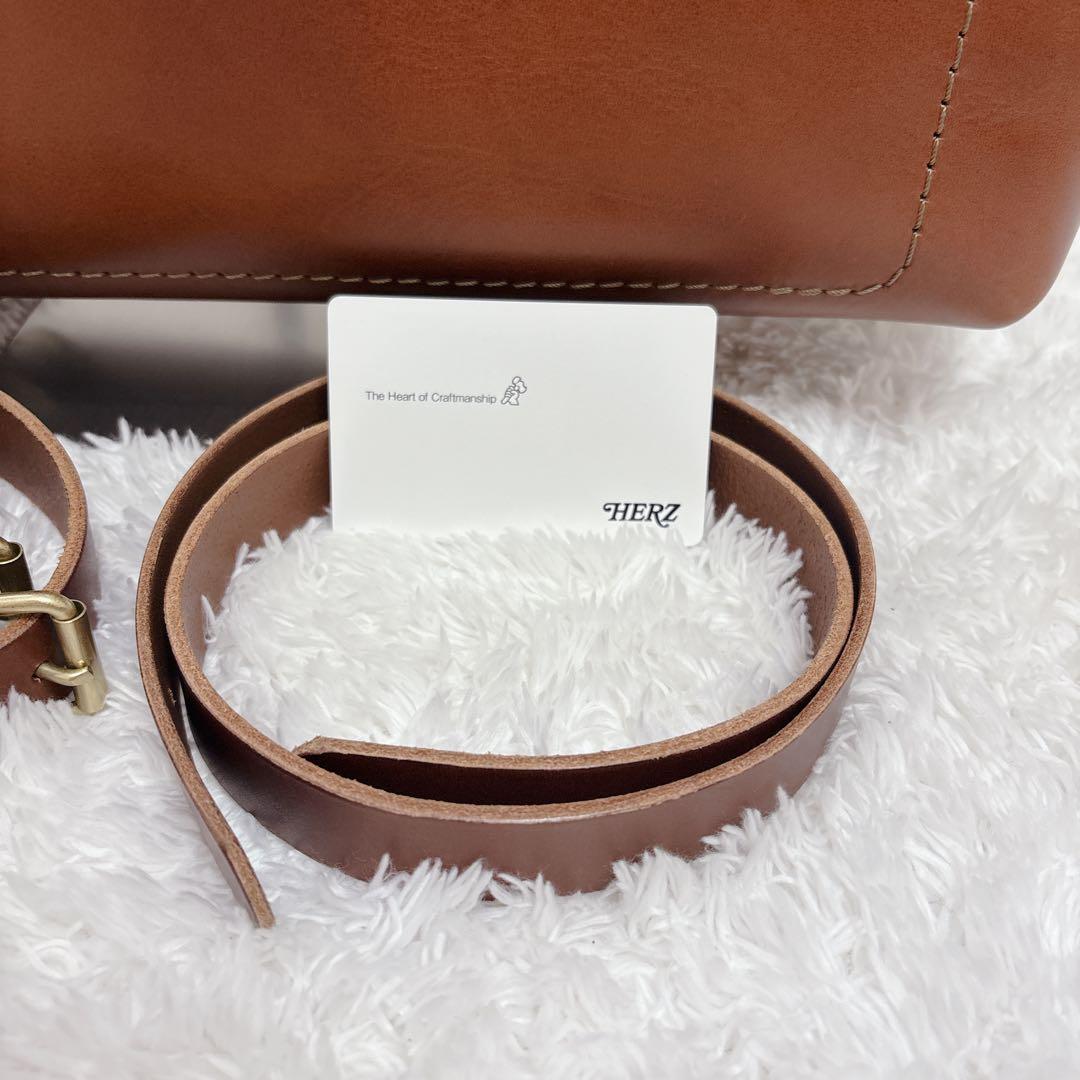 HERZ ヘルツ ソフトダレス バッグ 3way ストラップ2点 A4収納可能