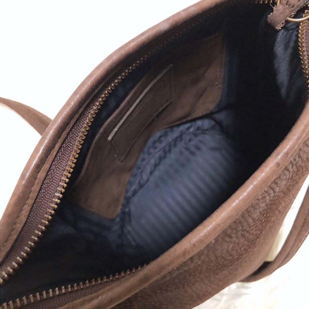 希少品✨️】オールドコーチ ミニショルダーバッグ レザー 巾着型 円型