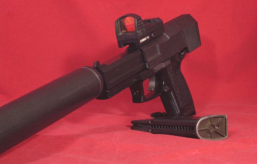 究極の消音】SOCOM Mk23 ガスガン エアコキ 本体のサプレッサー - メルカリ