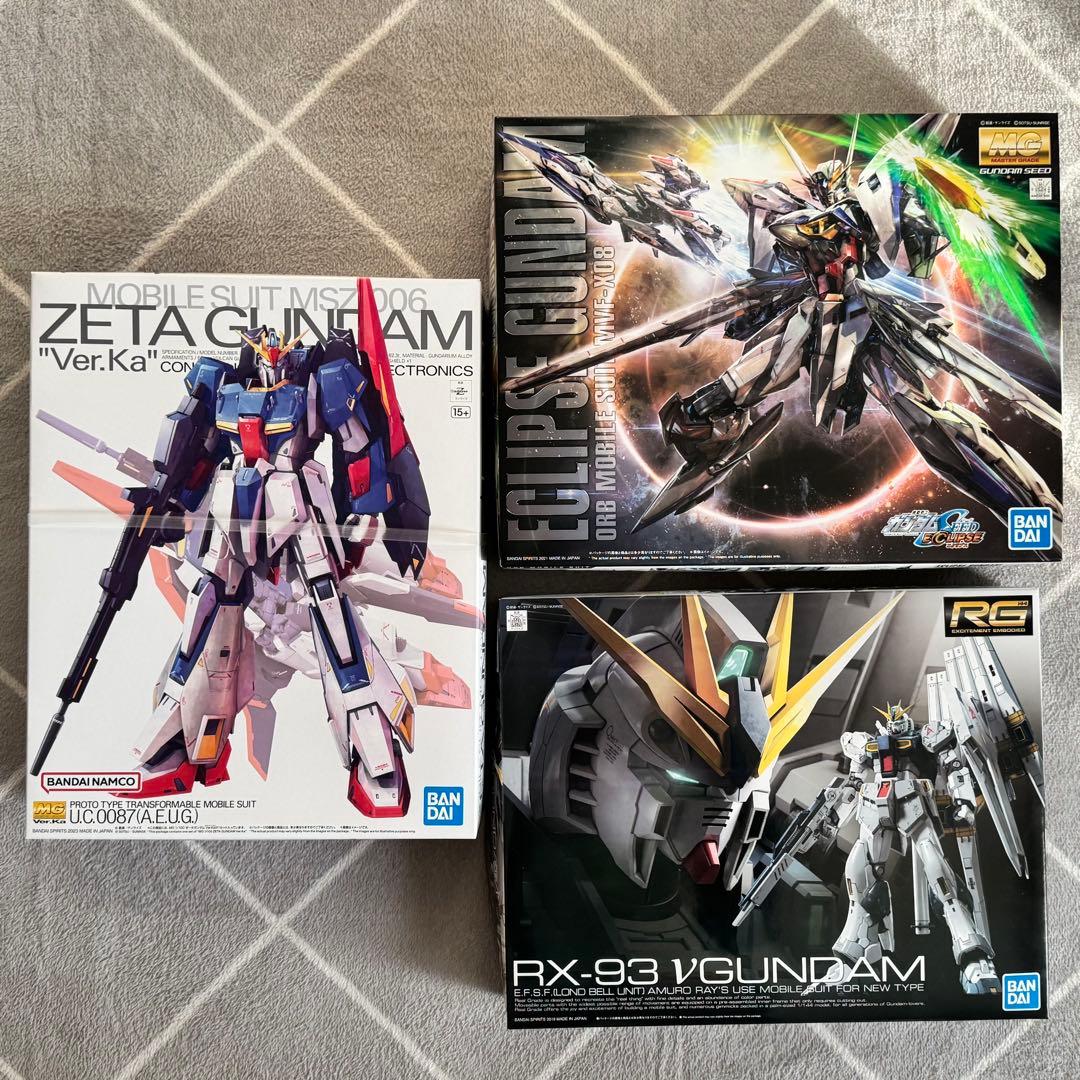 ガンプラ 3点セット RX-93 νガンダム 他 METAL STRUCTURE 解体匠機 RX-93 νガンダム専用オプションパーツ 武装