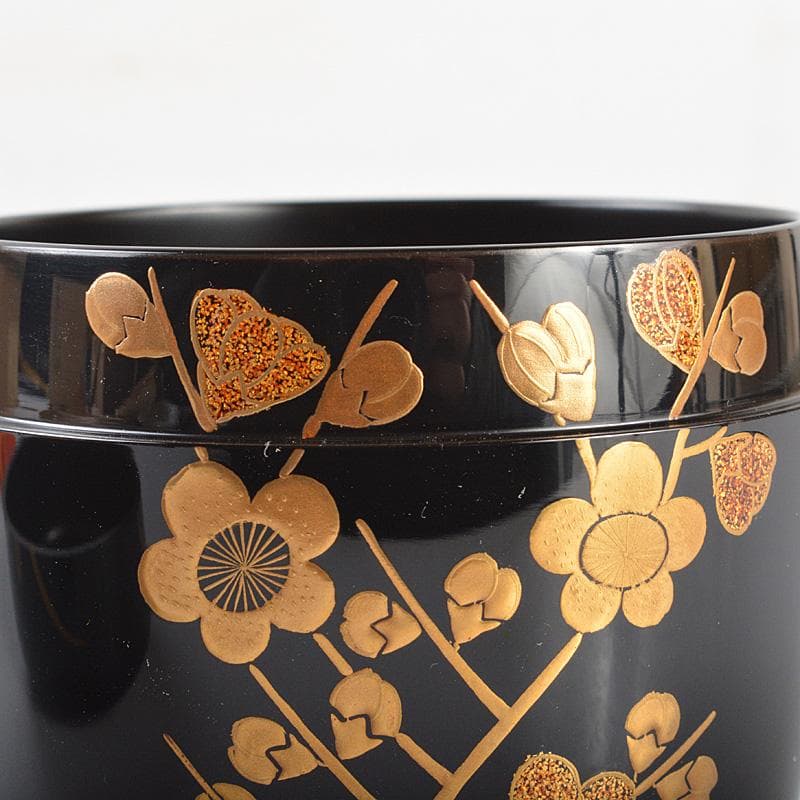 茶道具 山中塗 呉藤穣太郎作 四君子蒔絵 大棗 共箱 V R5448 - メルカリ