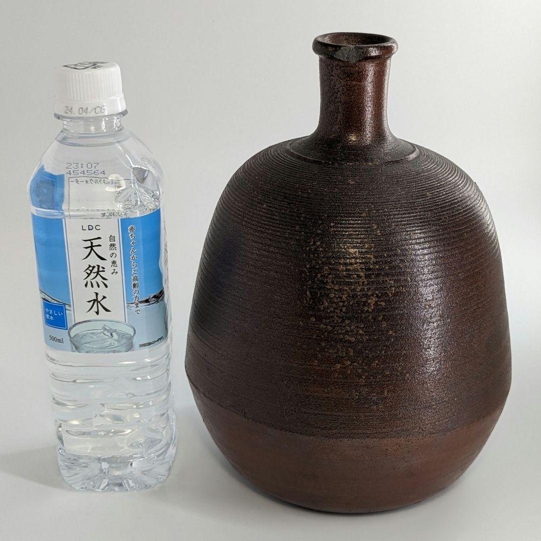 古備前 徳利 備前焼 とっくり 酒器 花器 花瓶 花入 食器 工芸品 骨董品 備前焼 徳利（桟切）| おしゃれ 日本製 工芸品 山口県 和食器 陶器 酒