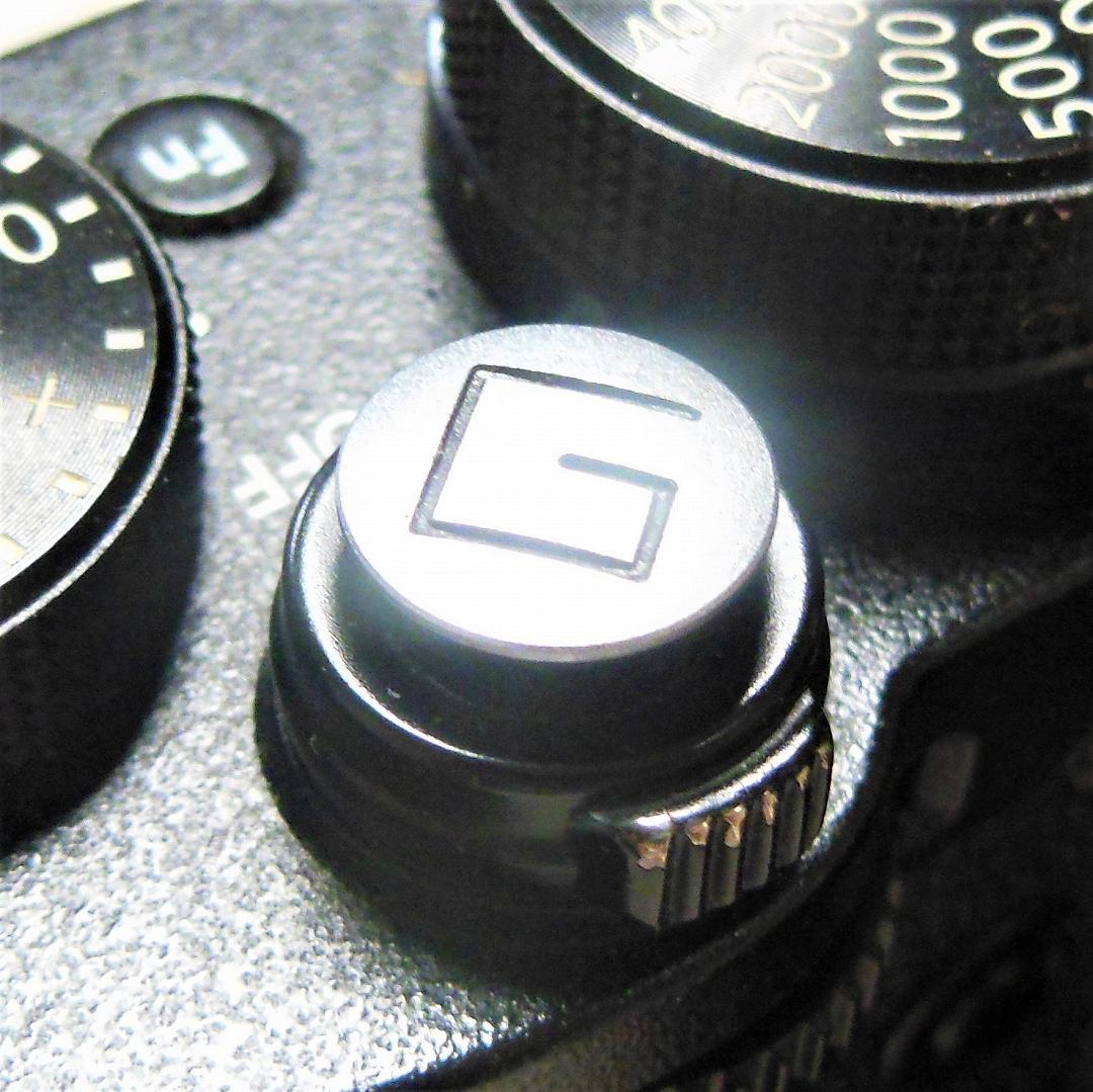 銀一 GIN-ICHI ソフトシャッターレリーズ Gボタン 銀×黒文字 - メルカリ